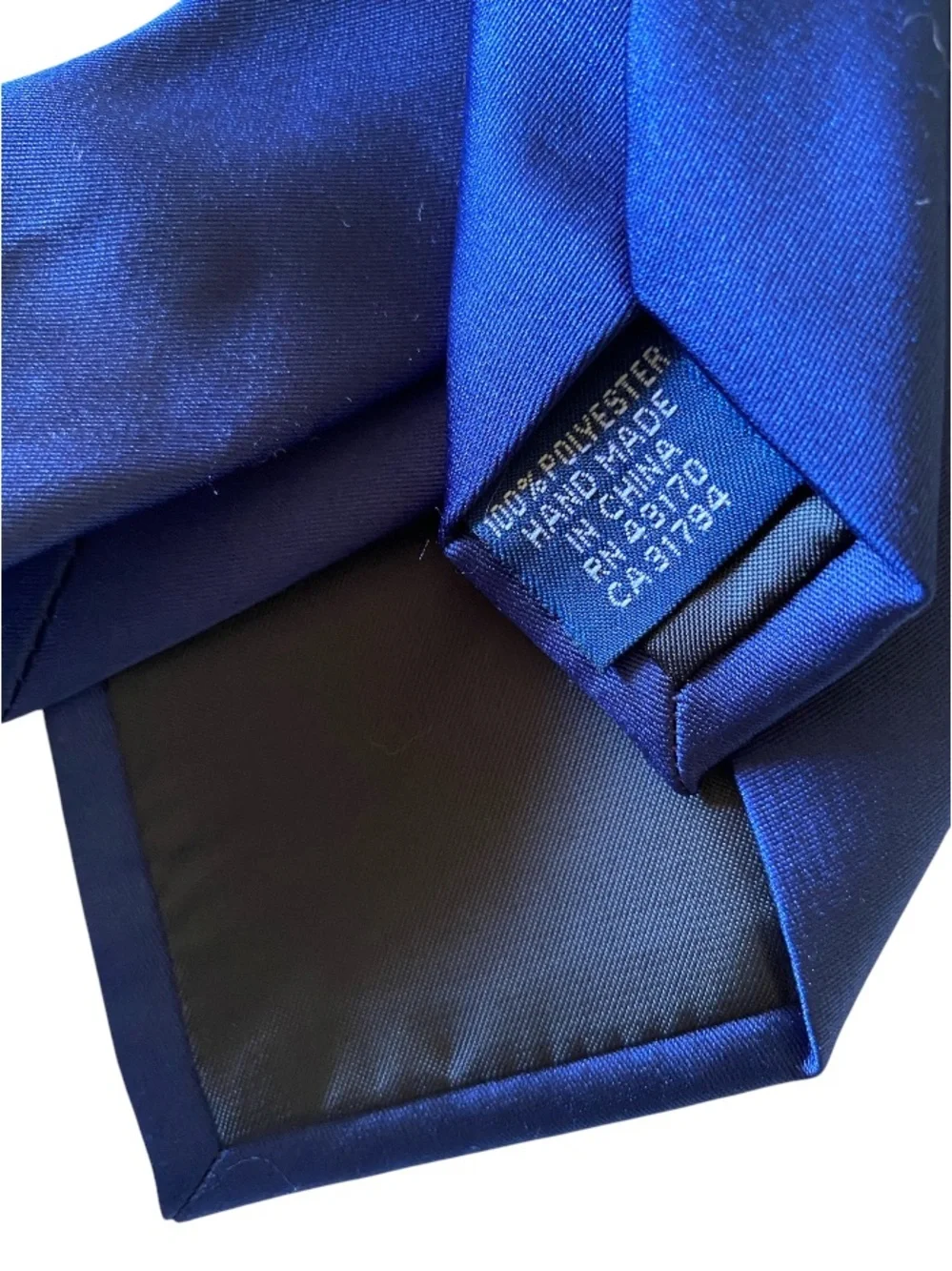 JOHN ASHFORD Navy Blue Handmade Necktie Men’s TIE